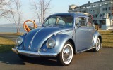 The Vintage1958 Glacier Blue VW Beetle Ragtop