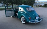 Alex, a follower of Classic VW BuGs shows off his work of a 1967 Beetle