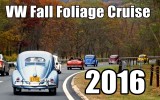 Classic VW BuGs The 2016 Fall Foliage Cruise Hudson Valley NY Air-Cooled Beetle Convoy
