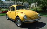 1972 Semi Auto VW BuG Yellow Super Beetle
