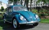 Classic 1964 VW Beetle Bug Sea Blue Sedan