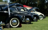 Classic VW BuGs comes back from the 2013 So Cal Vintage Treffen Car Show