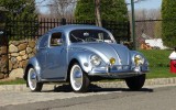 Classic VW BuGs 1955 Oval Window Beetle Iris Blue Sedan SOLD!