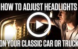 Classic VW BuGs Hagerty Vid on How to Adjust Sealed Beam Headlights