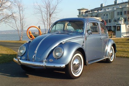 1958 Glacier Blue Ragtop