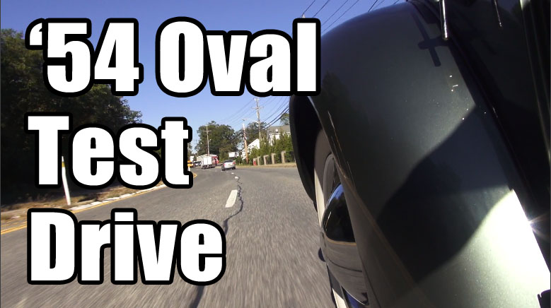 Classic VW BuGs Test Driving Newly Restored 1954 Oval Beetle Ragtop ...
