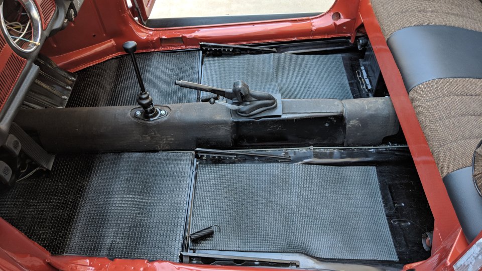 Classic Vw Bugs Floor Pan Sound Insulation 4 Piece Kit Classic